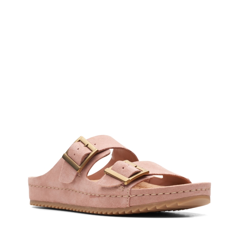Clarks Rose Wildleder Brookleigh Sonne