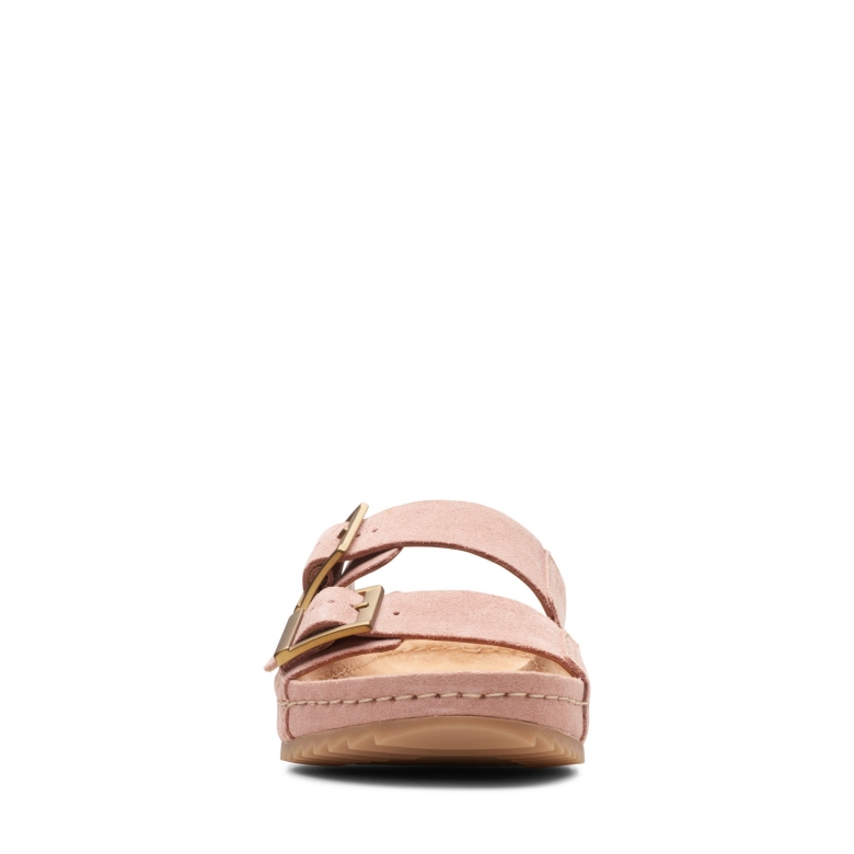 Clarks Rose Wildleder Brookleigh Sonne