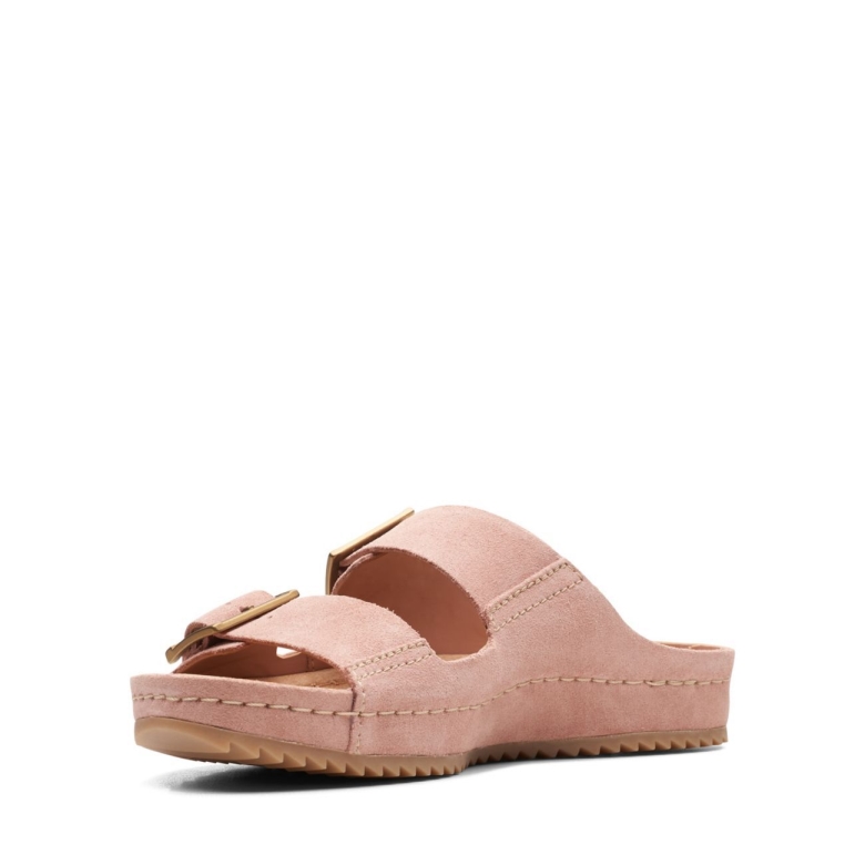 Clarks Rose Wildleder Brookleigh Sonne