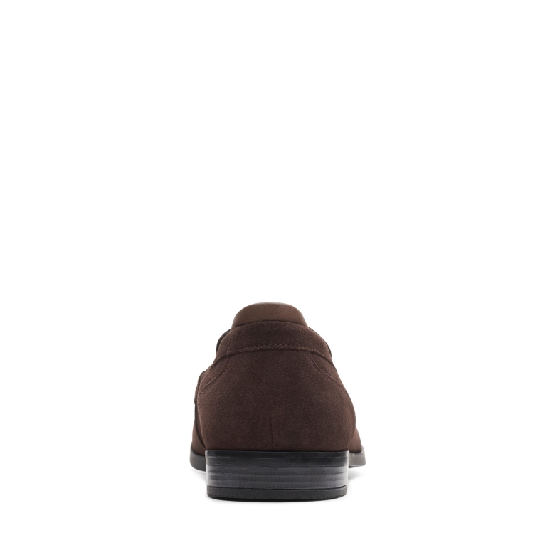 Dunkelbraunes Wildleder Bradish Ease Clarks