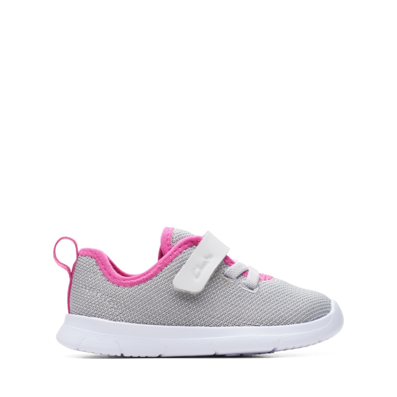 Hellgraues Ath-gewebe T Clarks