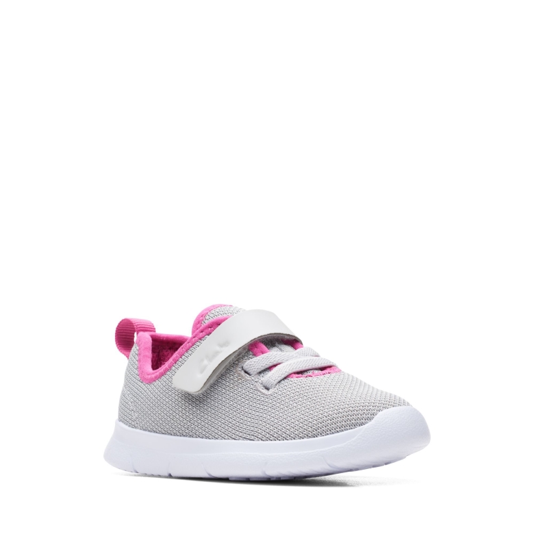 Hellgraues Ath-gewebe T Clarks