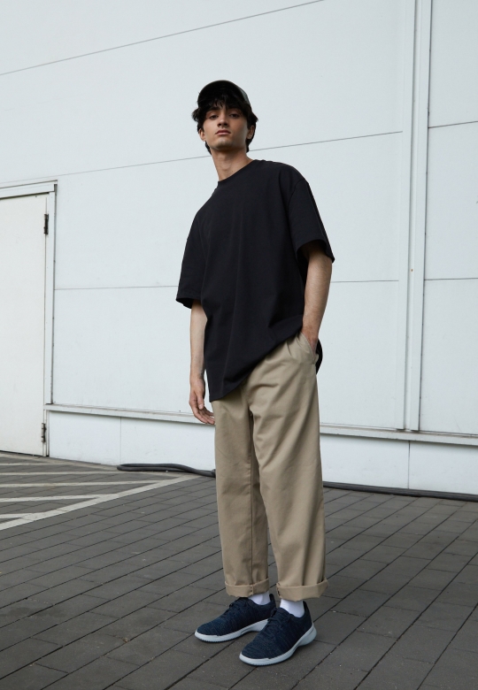 Navy Clarks Donaway Turnschuhe