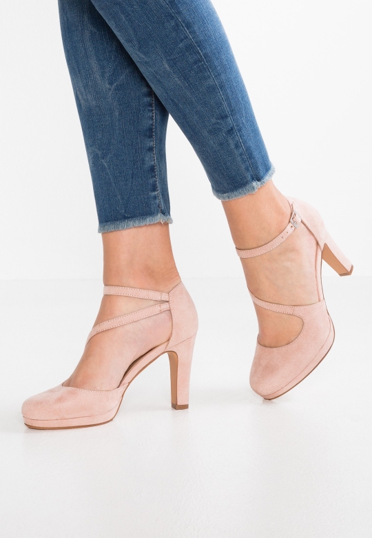 Rose Clarks High Heels