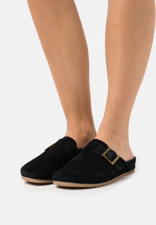 Brookleigh Mule Pantoffeln Clarks Schwarz